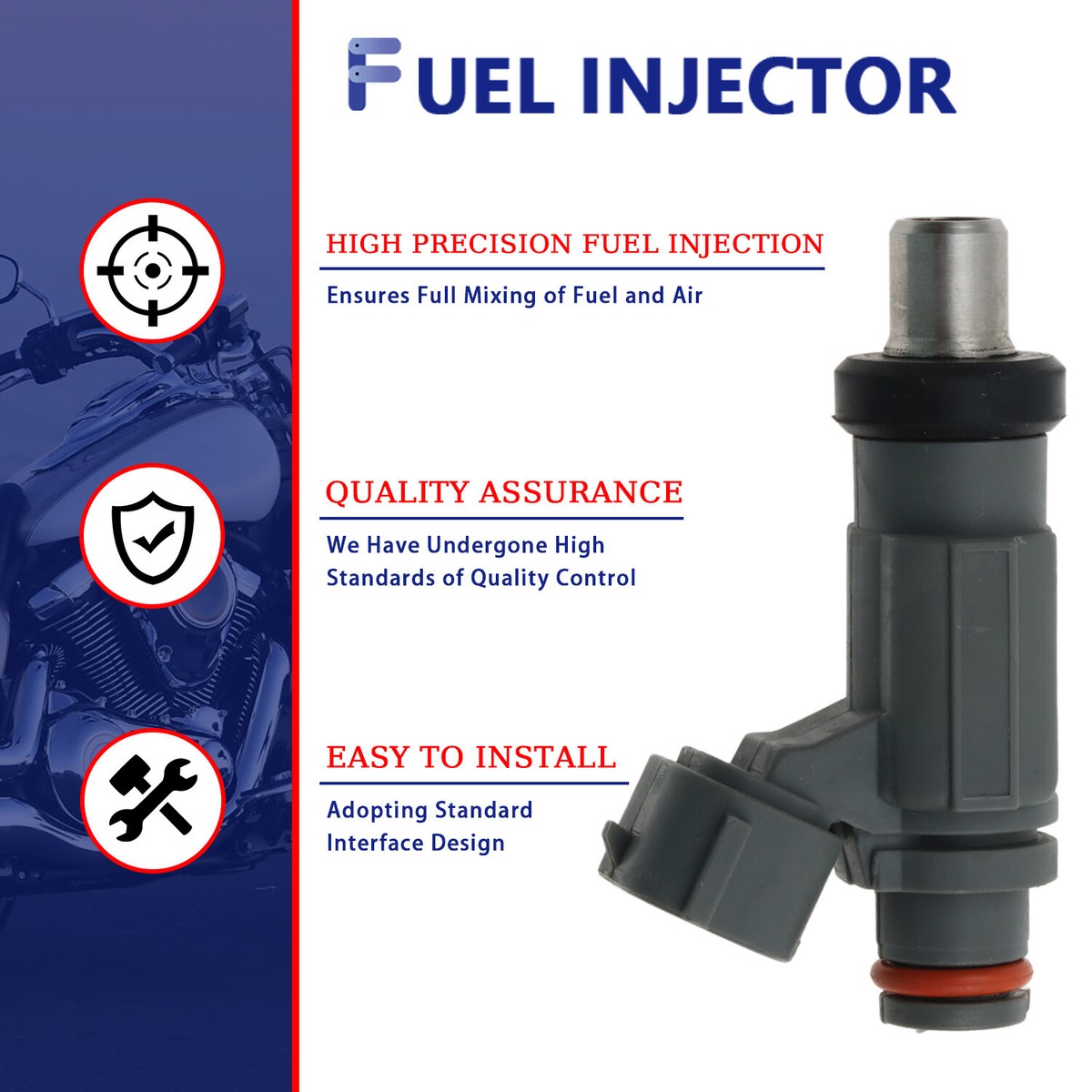 Fuel Injector Fit for 2004 2005 2006 2007 2008 2009 2010 Kawasaki