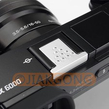 Silver Metal Hot Shoe Cover for Sony A6500 A6300 A6000 A7RM2 A77M2 NEX-6 Camera