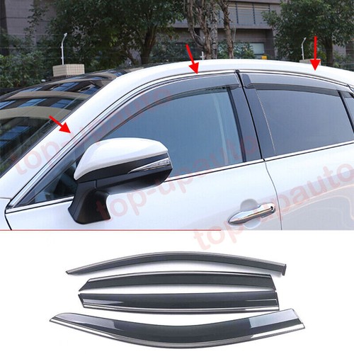 For Toyota Venza 20212023 Smoke Window Visor Vent Shades Sun Rain