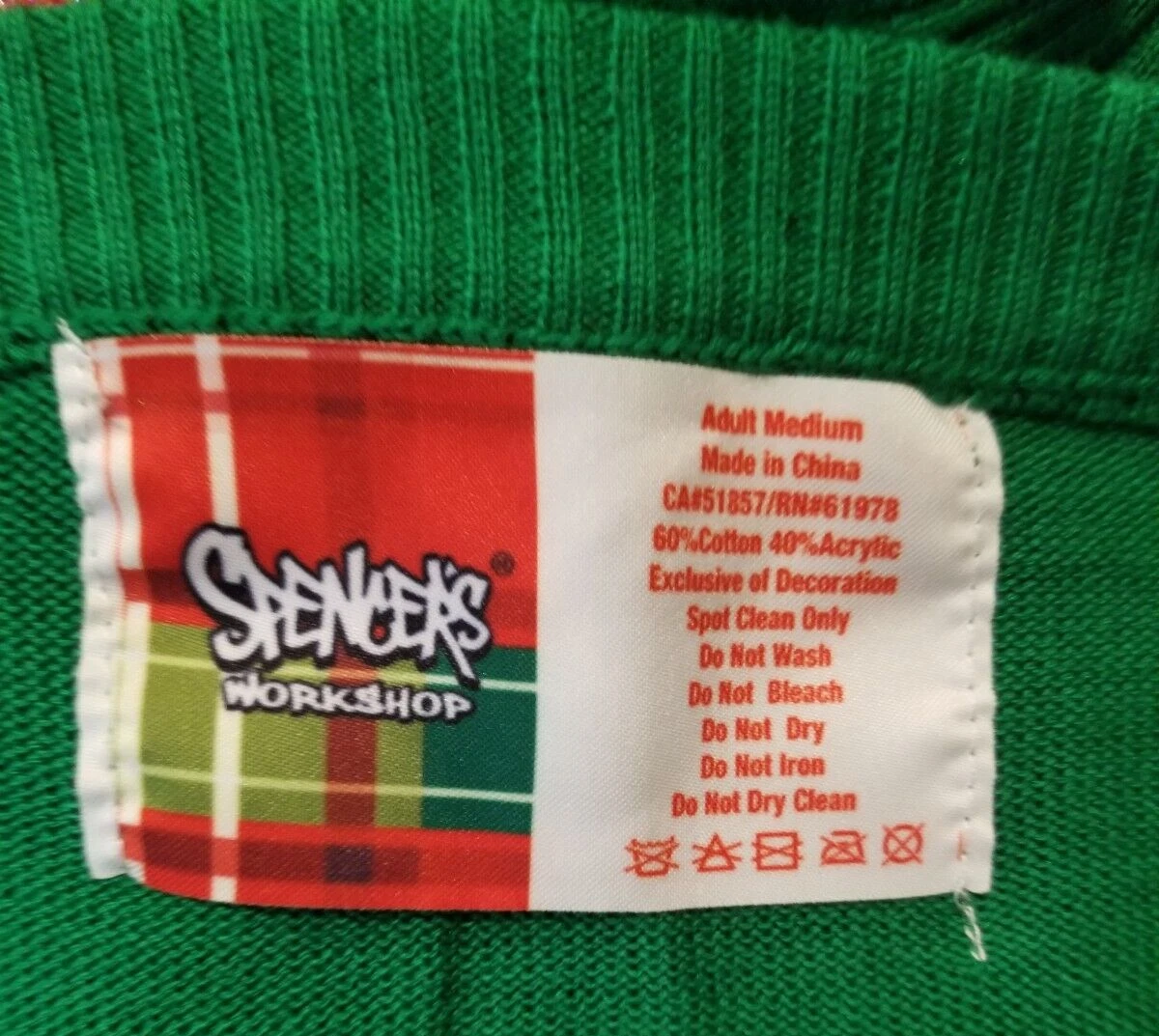 Spencer's Women's Holiday Sweater Get Blitzened Ugly Sweater Sequin Medium