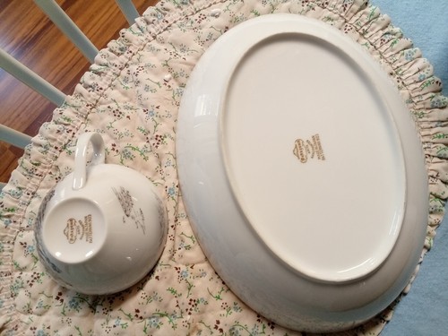 FUKAGAWA ARITA OVAL SERVING BOWL & TEA/ COFFEE CUP PATTERN 903 - Picture 10 of 10