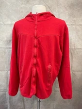 OG Red Hoodie Full Zip Jacket Long Sleeve Men's Size 2XL