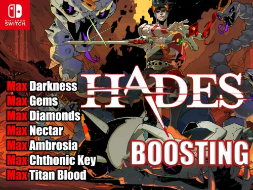 Hades Switch Max Darkness Max Gem Max Diamonds Max Nectar Chthonic Key Titan