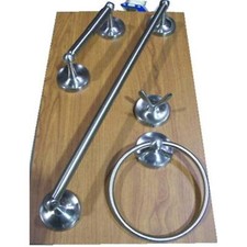 HOMEWERKS WORLDWIDE POGPODTV101 BayPointe Nickle Round Bath Board Display