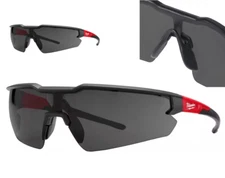 Tinted Milwaukee Safety Glasses Anti-Scratch, Hard Coat Protects Lenses Sunglass