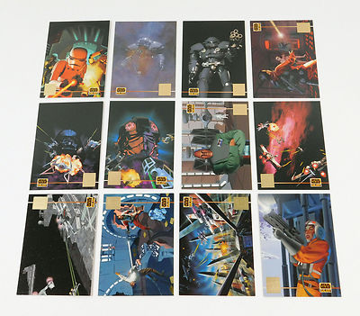 TCS 928  1995 Star Wars Galaxy 3 Lucas Arts Card Set (L1-L12)