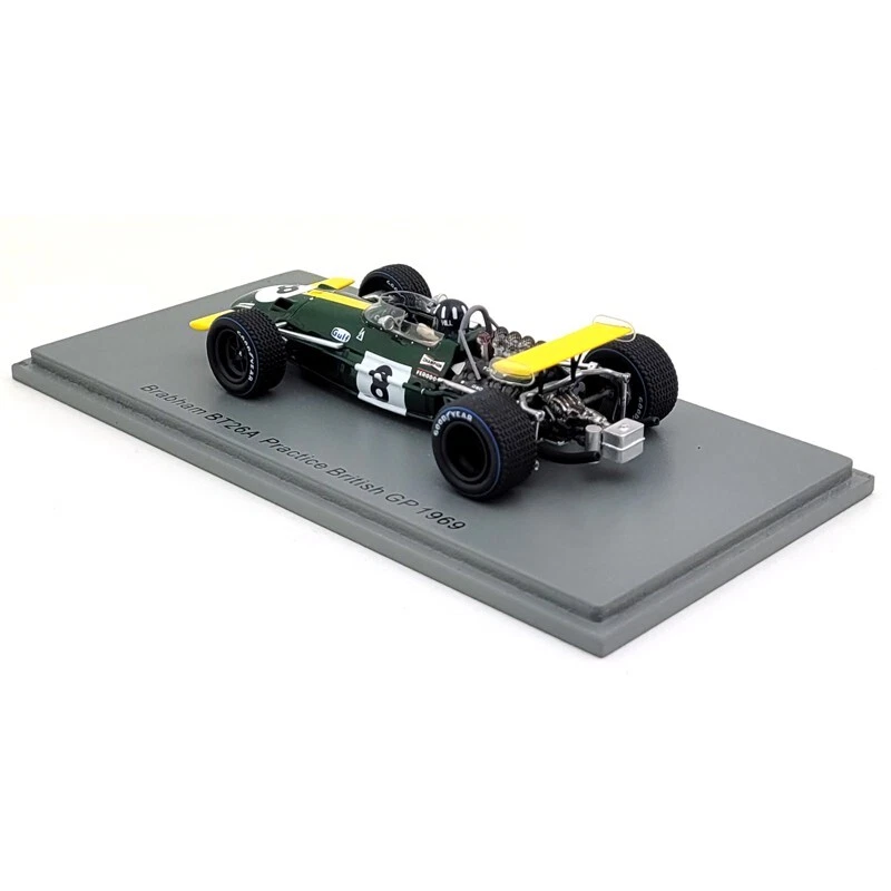 Graham Hill Brabham BT26A Practice British GP 1/43 Spark Models 1969 - Immagine 2 di 2