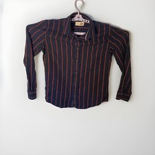 Dress Shirt Men Medium Blue Black Multicolor ...