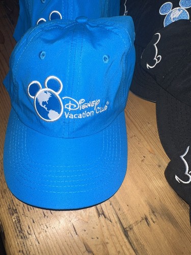 Disney Vacation Club Hats x 6 Blue (2) Black (4) never worn with cardboard - Picture 3 of 5