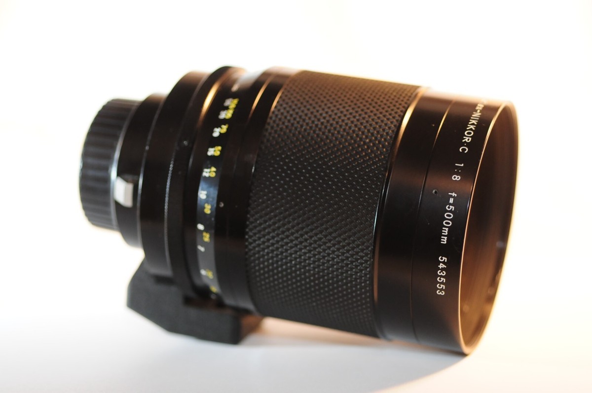 美品 Nikon Reflex NIKKOR C 500mm F8 #7925 Nikon Reflex Nikkor C 500mm f/8 Mirror Reflex Lens with Caps