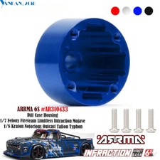 AR310433 Alloy Front Rear Diff Case Housing For RC ARRMA 6S 1/7 Mojave 1/8Kraton