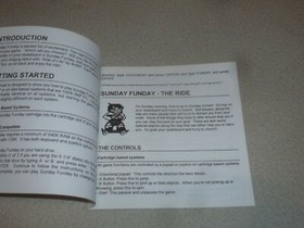 VINTAGE NOS NEW SUNDAY FUNDAY THE RIDE WISDOM TREE GAME MANUAL 1995 NINTENDO NES