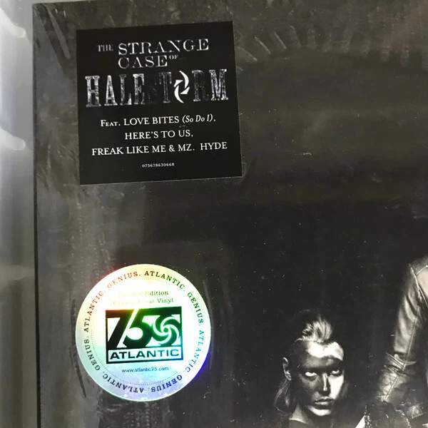 Clear Vinyl LP Halestorm The Strange Case Of... New Mint Rock Metal Alt — 第 2/4 张图片