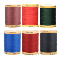 Gutermann Natural Cotton Thread Solids 876 Yards - Pick a Color