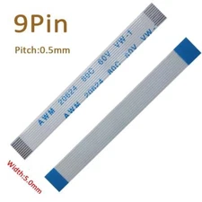 9-Pin FFC/FPC Flexible Flat Cable Wire 20624 80C 60V VW-1 Width 5mm Pitch 0.5mm