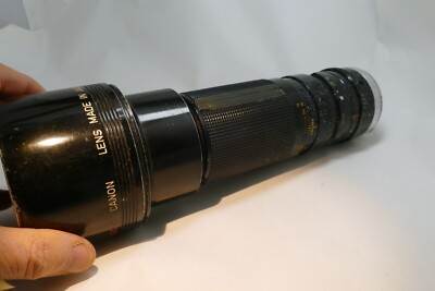 Canon FD 400mm f4.5 SSC Lens converted to Olympus OM mount OM-1n