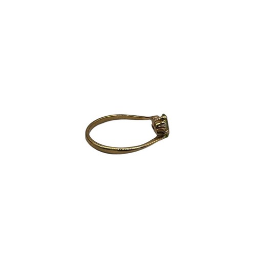 9ct 9K Yellow Gold Natural Green Peridot And Diamond Ladies Ring Size N. New - Picture 4 of 10