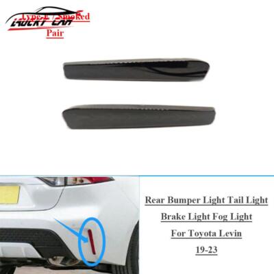 2pcs Smoked Rear Bumper LED Tail Brake Light Lamps Fits For Toyota Levin 19-23 E