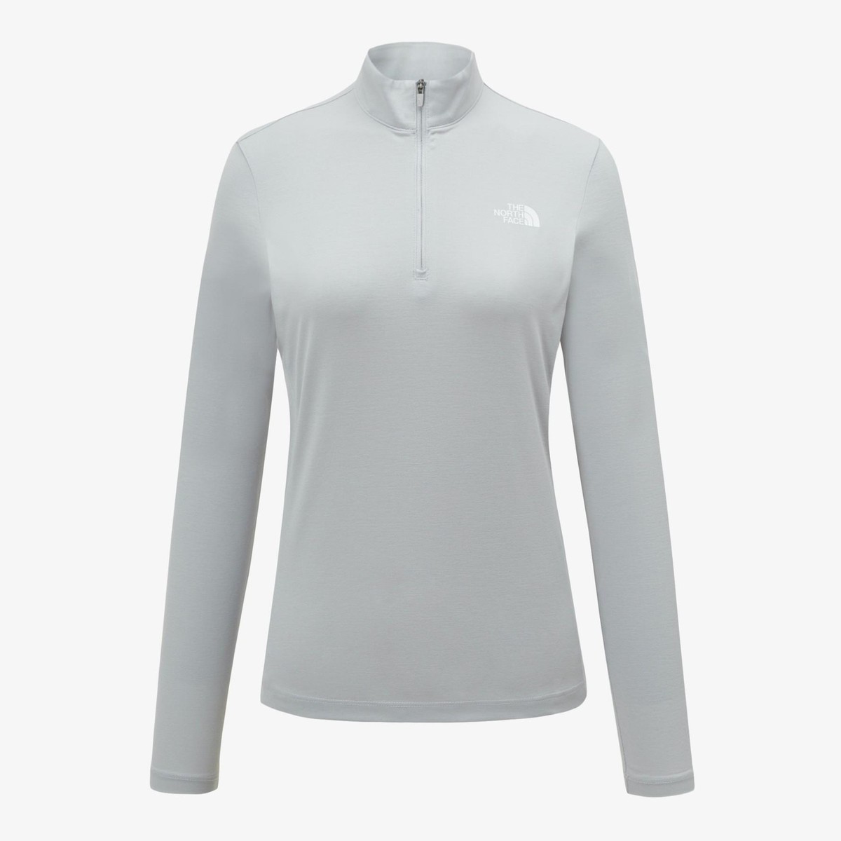 ★THE NORTH FACE★M'S ASCEND L/S ZIP TEE★ Genuine The North Face ASCEND L/S ZIP TEE ICE_GRAY | eBay