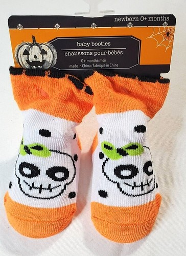 Newborn Halloween Bootie Baby First Halloween Stretch Shoe Sz 0 -Sold Separately - Picture 18 of 19