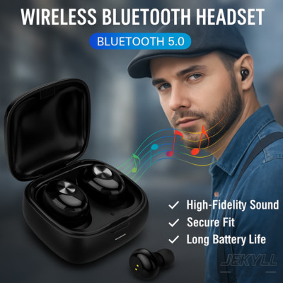 Mini Bluetooth 5.0 Wireless Headset TWS Earphones Stereo Headphones Earbuds US