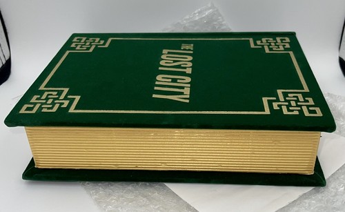 THE LOST CITY Book Box Secret Hidden Storage Vintage Art Decor - Picture 5 of 7
