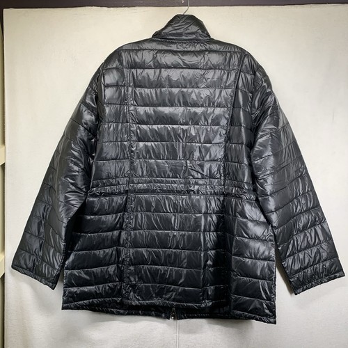 Women’s Black Puffer Jacket XL Thin Lightweight Zip Pockets Polyester Full Zip - Bild 3 von 16