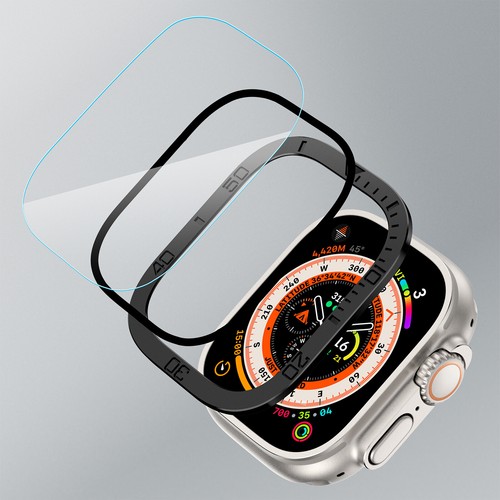 Do Apple Watch Ultra 2/1 49mm Stop aluminium Folia ochronna na ekran Anti-Scratch - Zdjęcie 5 z 14