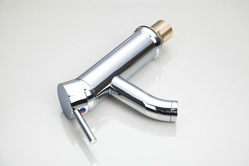 Chrome Zinc Stainless Steel Bathroom Vessel Basin Mixer Single Handle Hole Tap - Picture 11 of 11