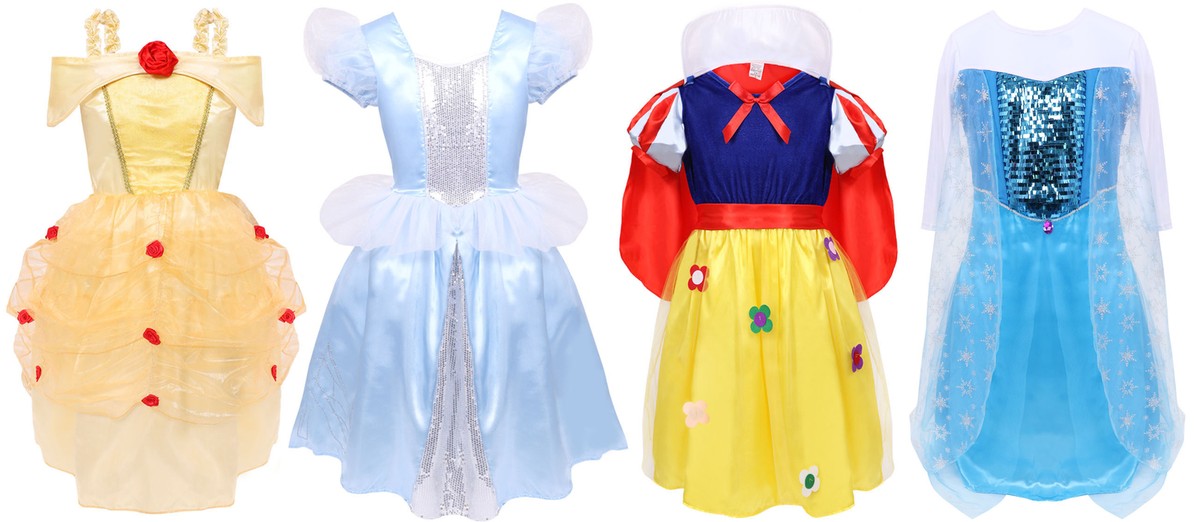 PRINCESS COSTUMES BOOK DAY FAIRYTALE FANCY DRESS GIFT PRESENT CHILDS GIRLS  KIDS | eBay