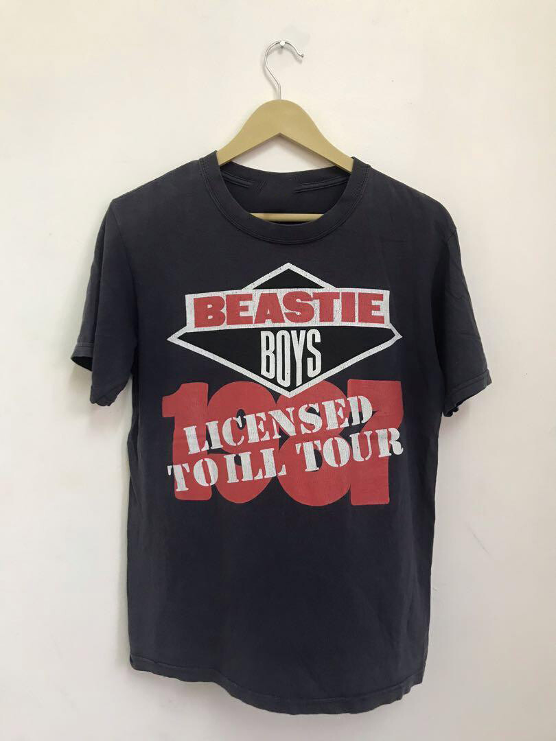 Vintage Beastie Boys Band Licensed To Ill Tour 1987 Black Vintage Beastie Boys Band Licensed To Ill Tour 1987 Black