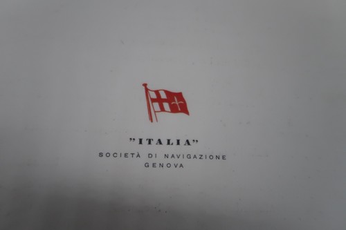 Vtg Ship Menu Cristoforo Colombo Genovese Italia Company Design Vellani Marchi - Picture 19 of 24