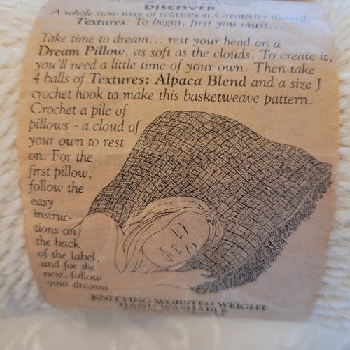 Lion Brand Textures RARE (Lot of 4) Alpaca/Wool/Acryl 4oz/242 yds ea - Natural! - Picture 7 of 8