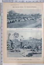 1915 Indie Nadruk I wojna światowa Francuski IN Gallipoli Półwysep Camp Rowy Brytyjczycy