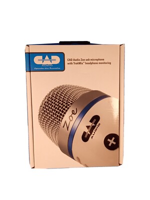 NEW CAD Audio Zoe USB Recording Microphone with Headphone Output, Stand & Cable