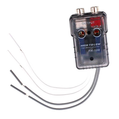 High Level Lautsprecher Signal zu Low Level Cinch Adapter Auto High zu Low Subwoofer Con