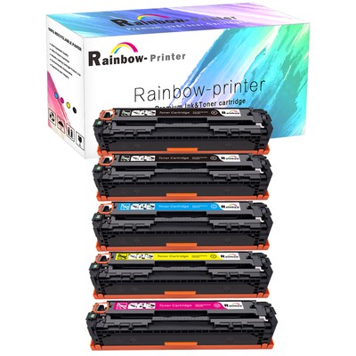 5Pack CF210A 131A Toner Cartridges Set for HP Laserjet Pro 200 MFP M251nw M276nw