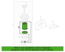 Genuine GM Fuel System Fuel System Components-Filter Element 13539108 OEM