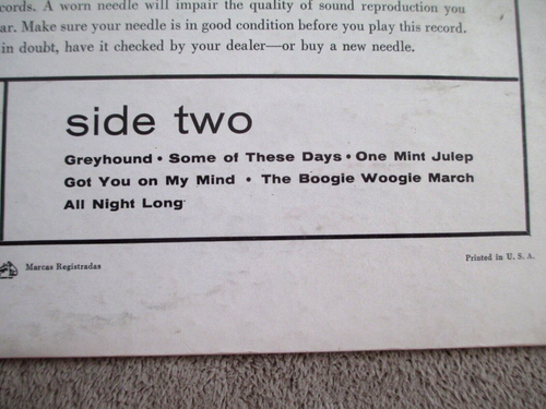 BUDDY MORROW & ORCHESTRA Night Train '57 LP RCA LPM-1427 Mono Jazz ULTRASONIC NM - Picture 4 of 11