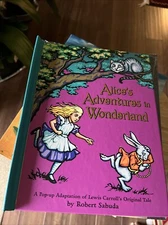 POP UP Alice's Adventures in Wonderland by Lewis Carroll  Parallax BOOK