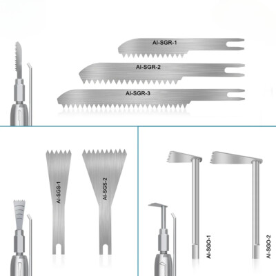 1pc Dental Saw Blades Parts Implant Handpiece D/T/Y Shape Bone Cutting Micro Saw