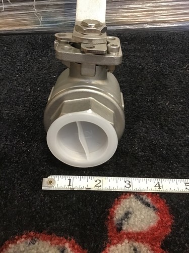 Jomar 1-1/2" CF8M 1000WOG Stainless Steel Ball Valve. D9R9 - Picture 5 of 9
