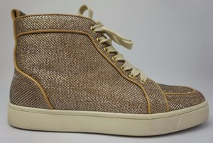 louboutin gold glitter sneakers louboutin gold glitter sneakers