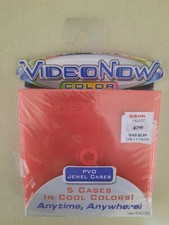 VIDEO NOW COLOR PVD JEWEL CASES 5 CASES IN COOL COLORS TIGER ELECTRONICS HASBRO