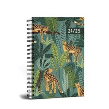 Image of A5 Spiral WTV Pattern Academic Diary 2024-25