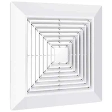 Bathroom Exhaust Fan Cover White Bathroom Ceiling Fan Grille with Springs for