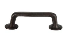 Alno A1407-4-DKBRZ Sierra Pulls, Rustic Bronze Solid Bronze 4" C-C Cabinet Pull