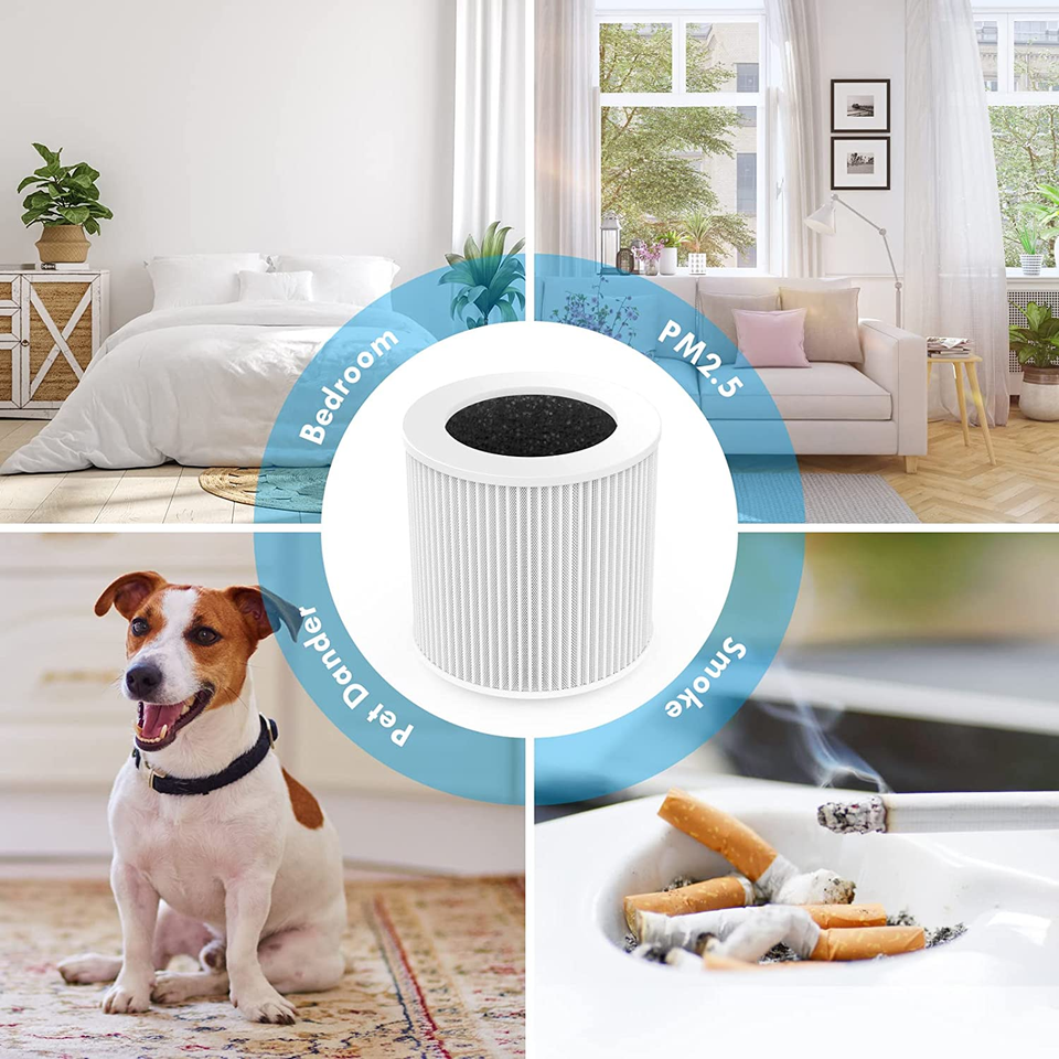 Air Purifier A1 HEPA Filter Replacement True HEPA Air Cleaner Filter