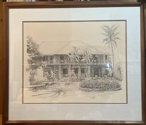 Hawaii Don D'Witt Signed Lithograph Art Print Harry Kulani 1981 limited edition