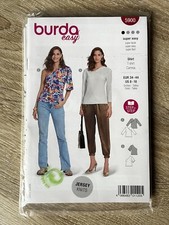 Burda Easy Schnittmuster 5900, Damen Shirt 34-44, eng anliegend